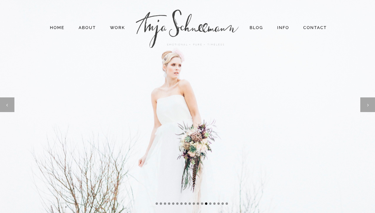 Logodesign and Branding for Weddingphotographer Anja Schneemann, by Nicnillas ink