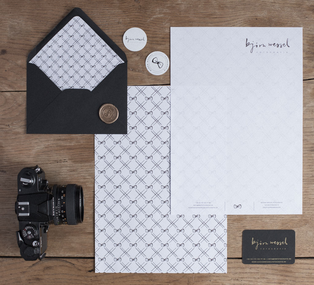 Custom stationary to create a unique branding